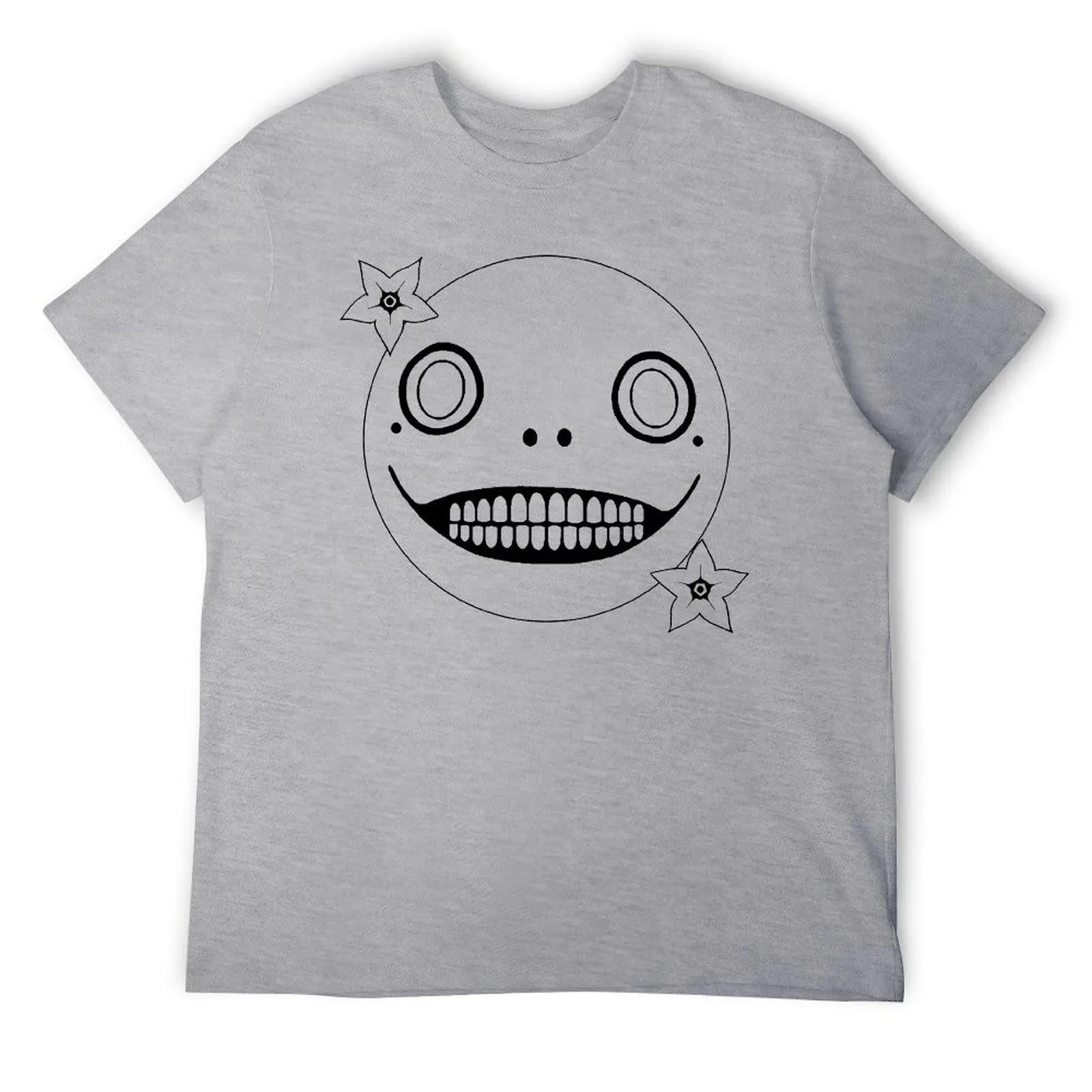 

Nier Automata Emil Продается футболка с круглым вырезом Движение Nerd Tees Графический Винтаж Фитнес Размер США L