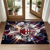 AC Milan Design Crystal Velvet Rug Soft Decorative Mat for Bedroom Entrance