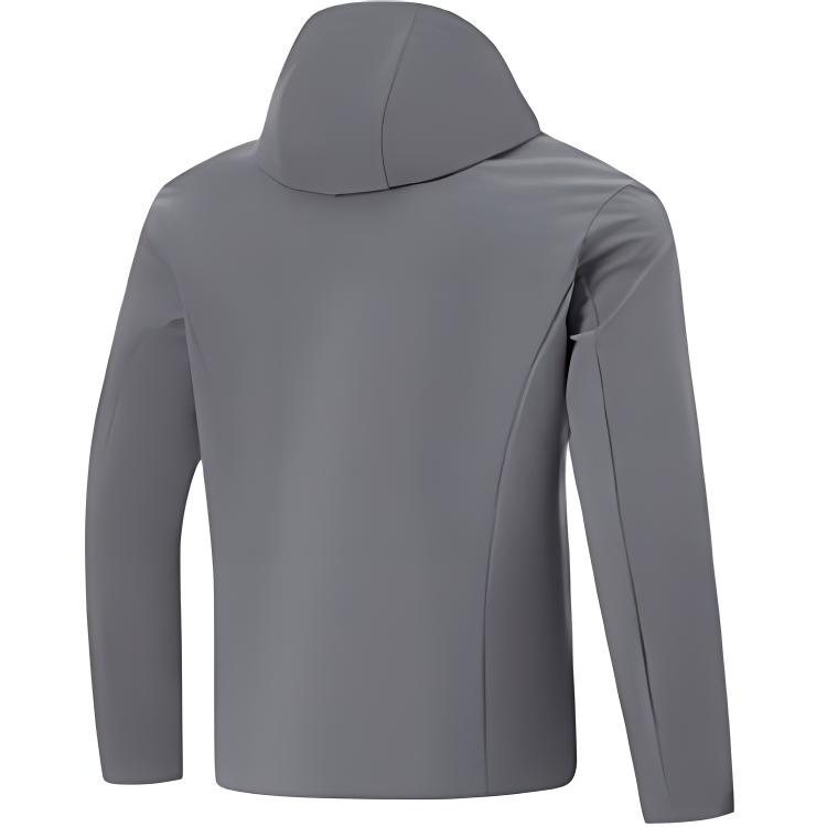 Li-Ning Comfortable Casual Solid Color Versatile Jacket Men Jackets Shadow-Gray AFDU521-2