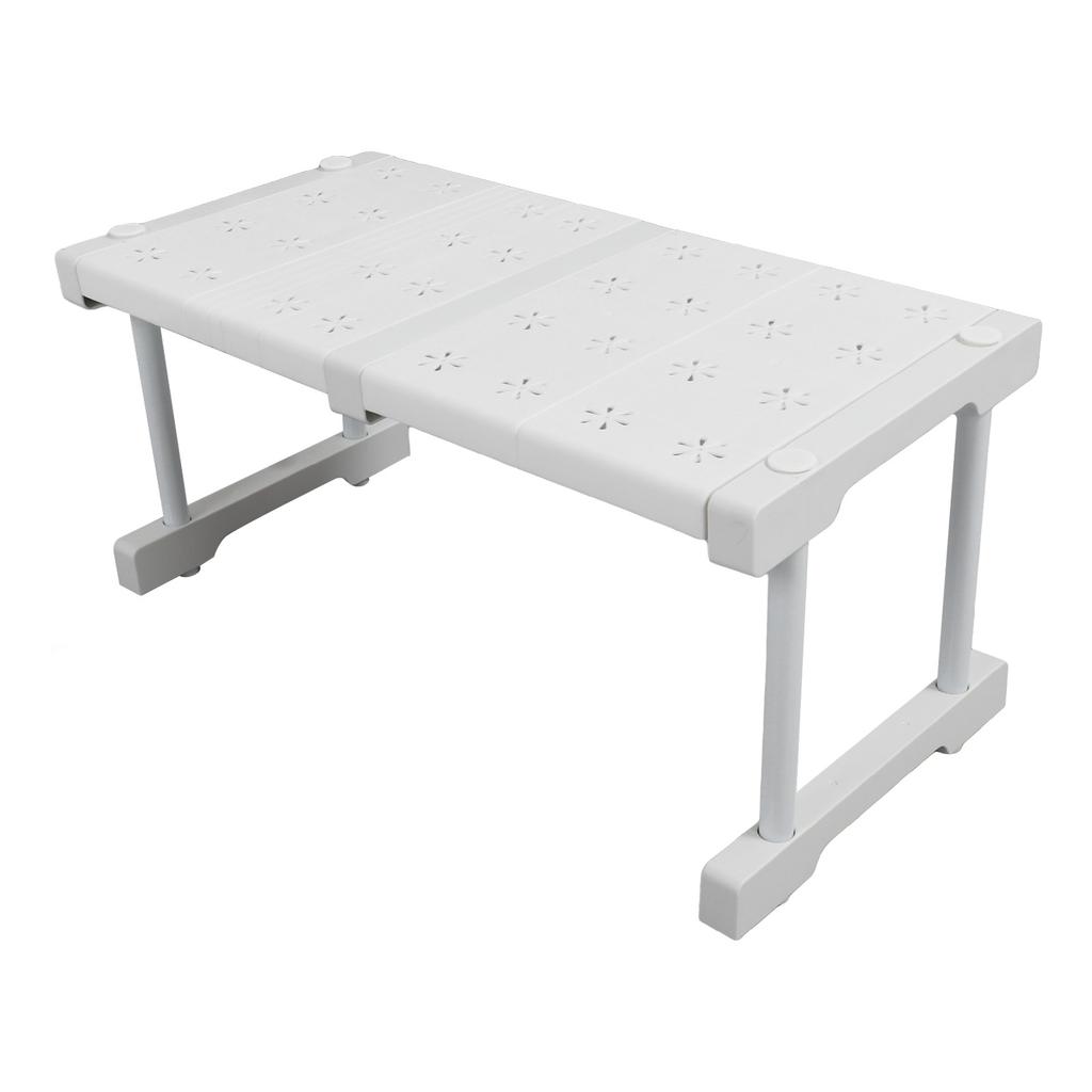 Expandable Closet Shelf Organizer Adjustable Space Saving Wardrobe Sink Tension Shelf 24cm Width 22cm Height