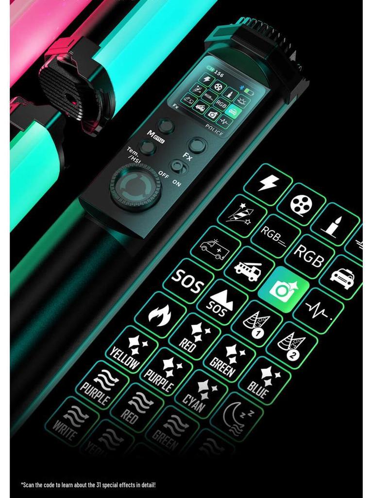 Yongnuo YN360Mini RGB Portable LED Stick Light for Live Broadcast & Outdoor Shooting
