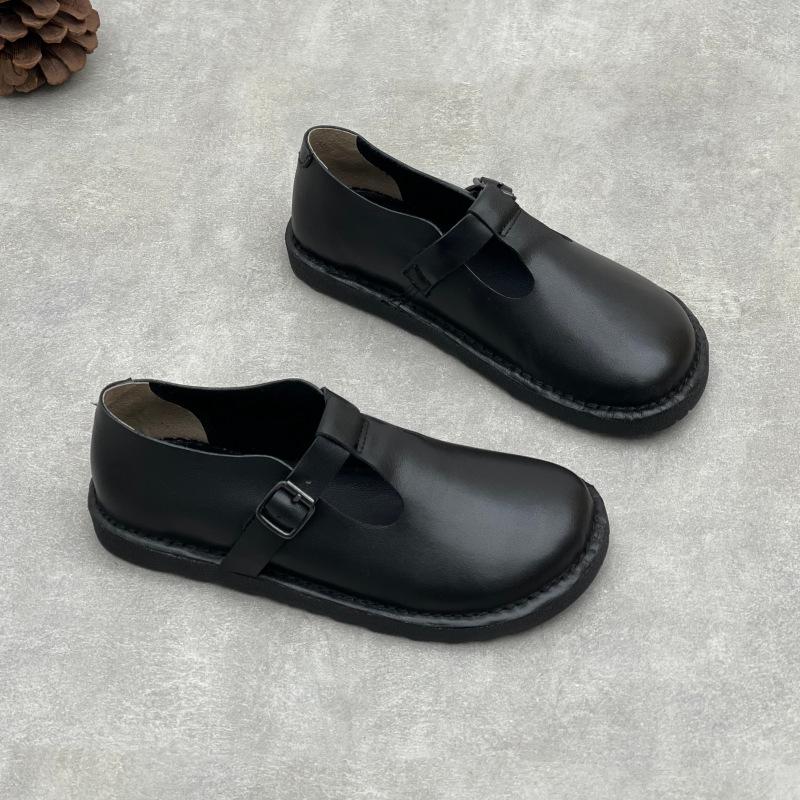 Women`s Vintage Genuine Leather Loafers -