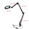 New 72LED 8X/10X Remote Control Magnifier USB 3 Colors LED Magnifying Glass for Soldering Iron Repair/Table Lamp/Skincare Beauty