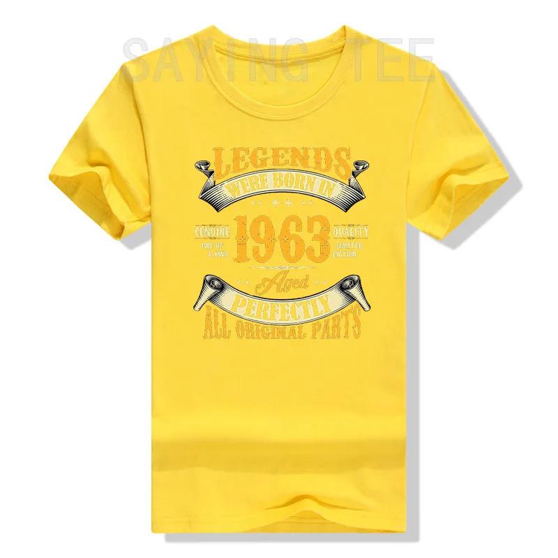 Legends Were Born In 1963 T-Shirt 61th Birthday Shirts for Men, Vintage 61 Years Old Clothes Daddy Grandpa Gifts Dad Father Tees