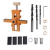 Cabinet Door Mounting Jig Aluminum Alloy Thickened Door Installation Locator Fixture with 6mm 8mm 10mm Auger Bits