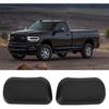 Side Step End Caps, Durable Protective Cover Easy Installation Truck Step End Caps 2PCS Black for Pickup Truck Owners Off-Road Adventures Daily