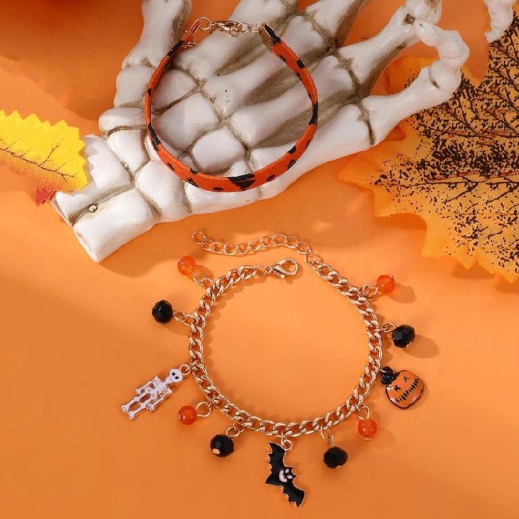 Rice Beaded Bracelet for Women Men Halloween Hip Hop Bracelets Set Jewelry Gift
