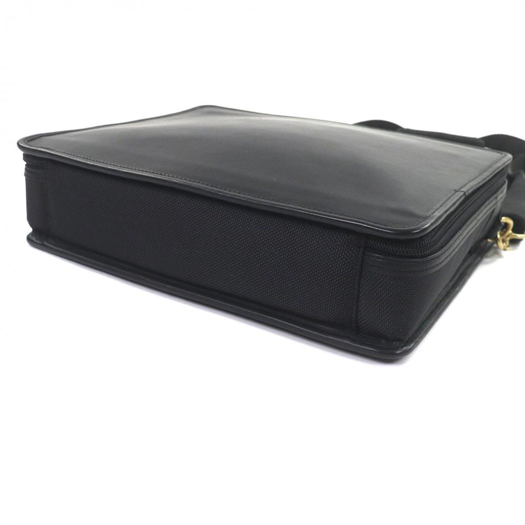 Tolle COACH Aktentasche 2-Wege Business-Tasche und PC-Tasche schwarzes Leder Herren 0539 Gebraucht