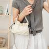 Geraffte Zugbeutel-Tasche mit gerafftem Griff Abnehmbarer Riemen Nylon Umhängetasche für den lässigen Alltag