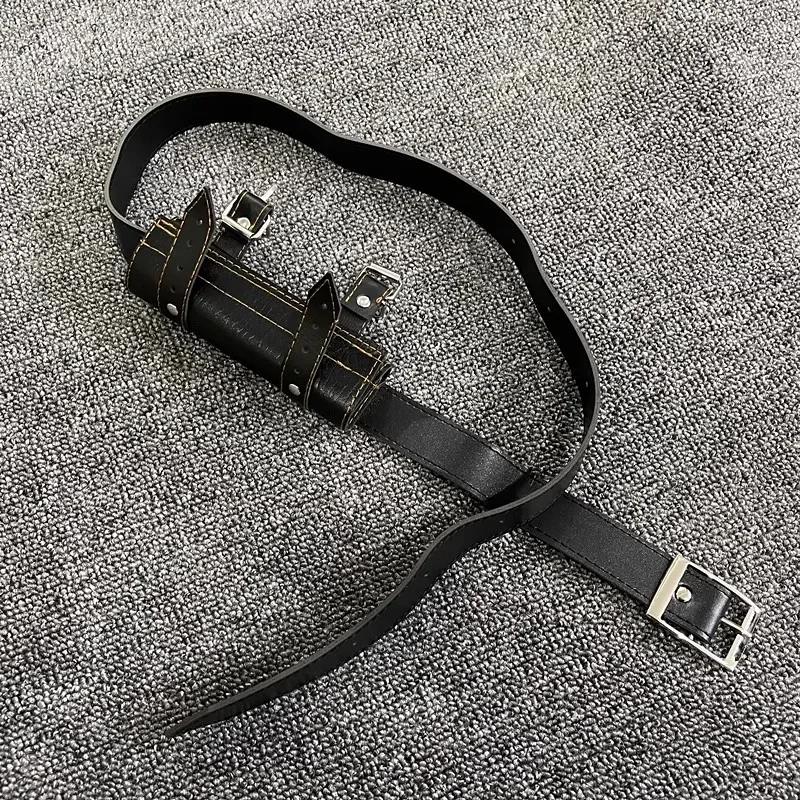 Medieval Double Katana Sword Belt Holster Anime Demon Cosplay Prop Samurai Sabre Waist Real Japan Katana Backpack Holder Decor