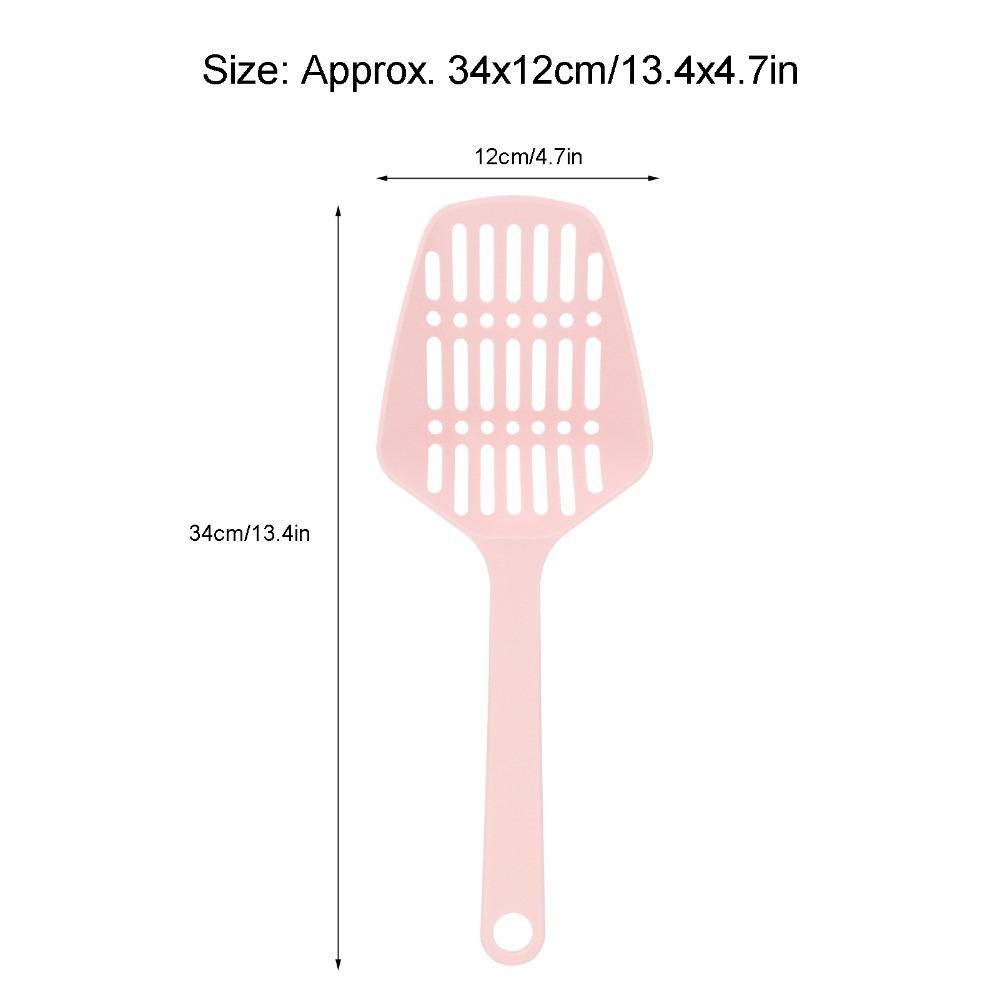 Deep Shovel PP Triangle Large Cat Litter Scoop with Back Hook Cleaning Shovel Tool Cat Litter Box