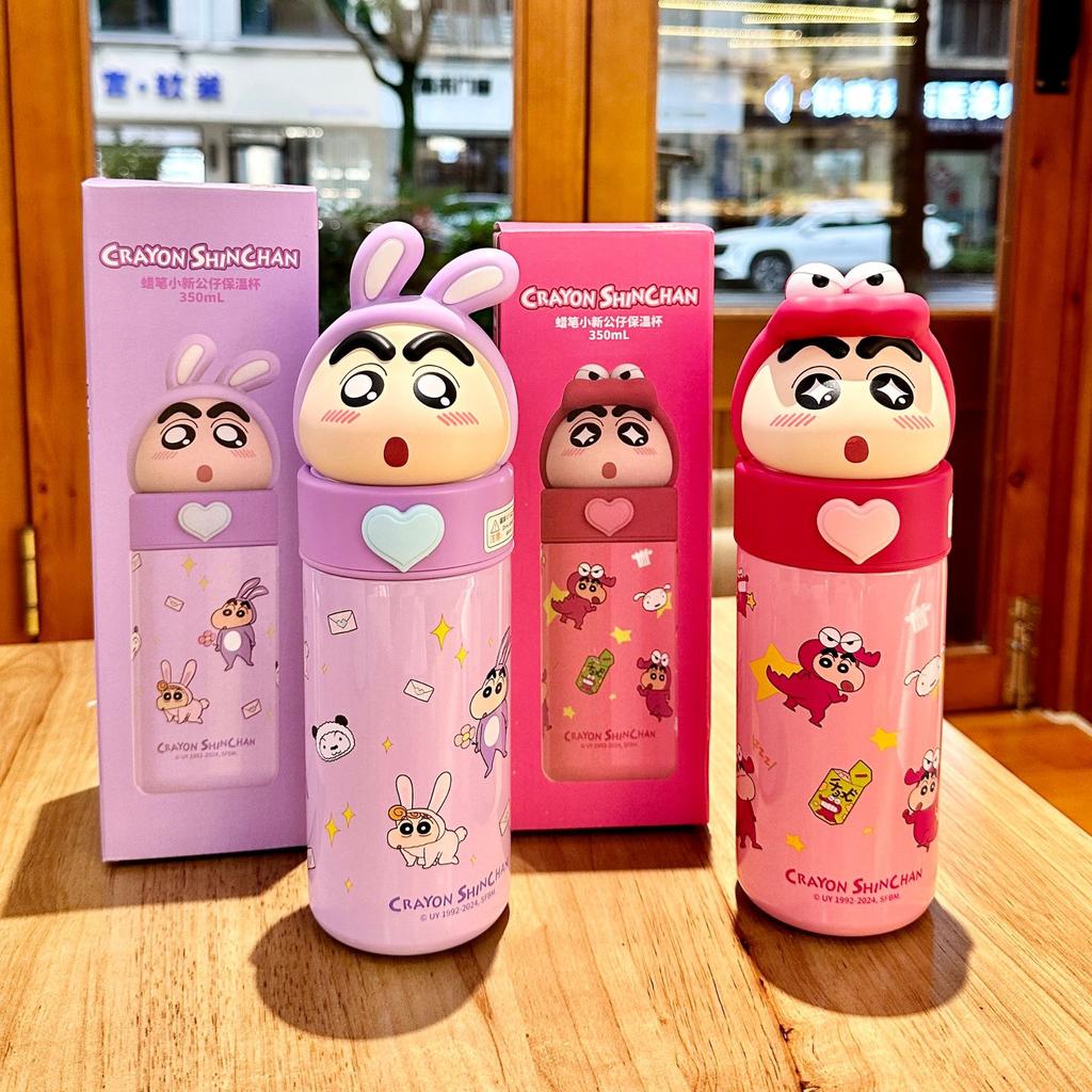 Crayon Small New Doll Thermos Cup Portable Hidden Handle Creative Cute Gift Cup