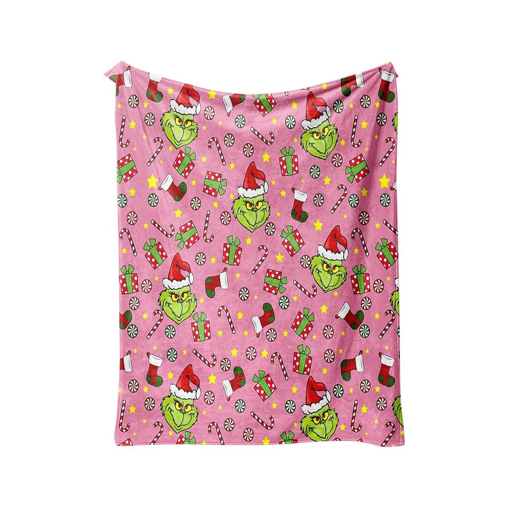 Christmas Blanket Cover Soft And Comfortable Plush Wool Flannel Blanket