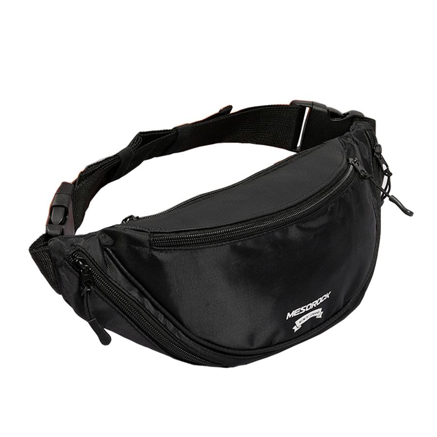 Motorcycle Waist Pack - Large Capacity Waterproof Black