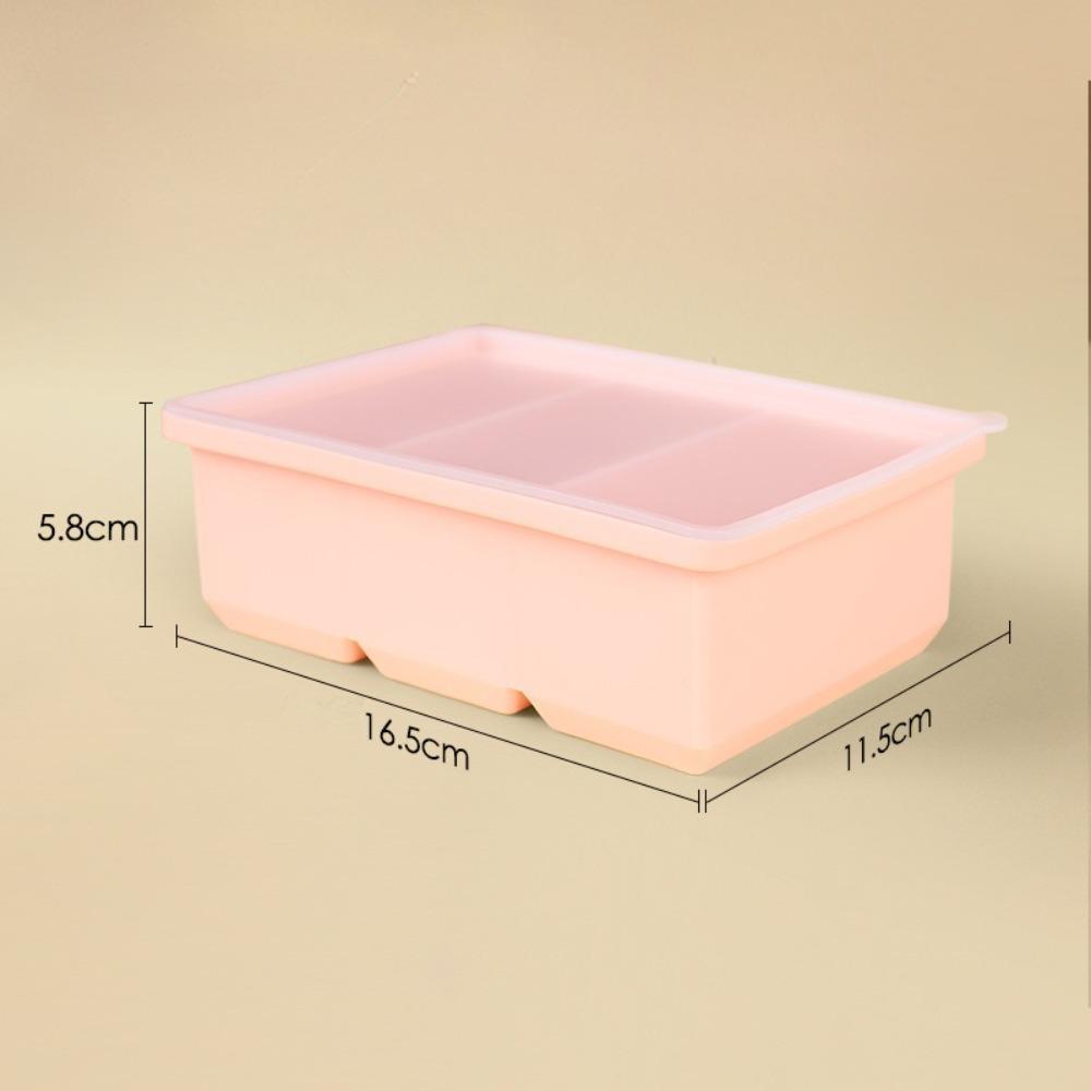 Leak Proof Soup Freezer Mold with Lid Ice Cube Mold New Freezer Trays  Kitchen Supplies