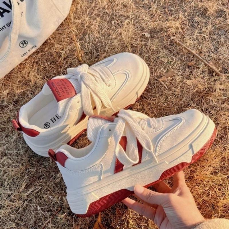 High Value 22 Autumn New Sports Shoes Niche Casual Shoes Platform Heightening Board Shoes