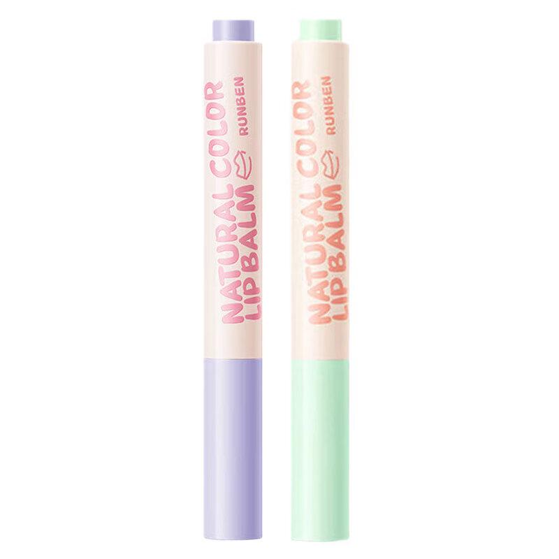 RUNBEN Kids Natural Tinted Lip Balm Duo