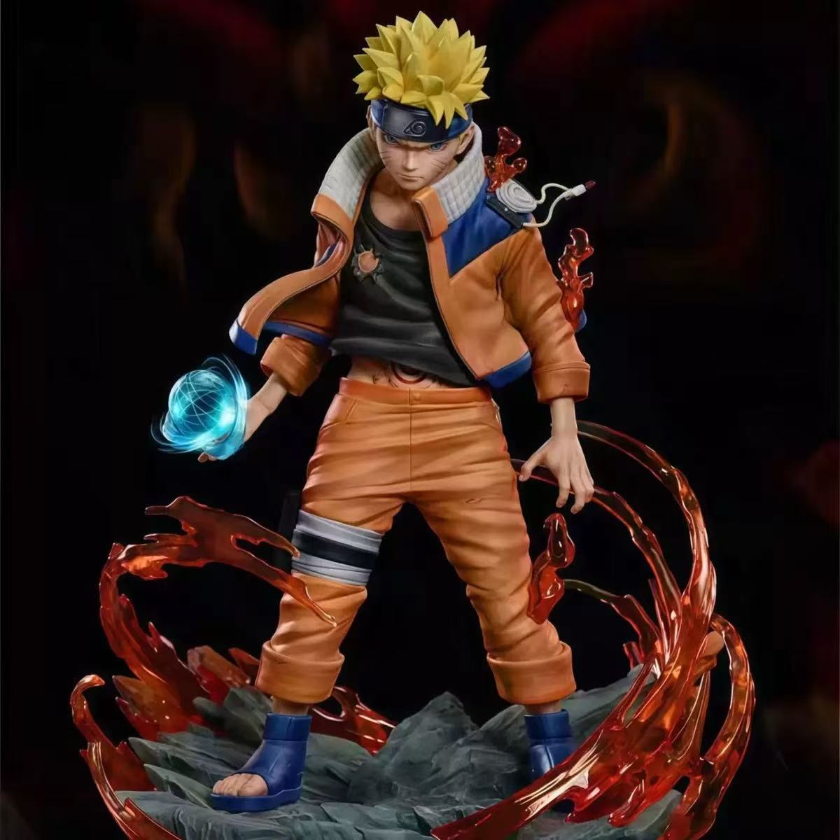 

Naruto Figure Uzumaki Action Figures Two Heads Figurine Pvc Doll Statue Collection Desk Decoration Model Toy Kids Gifts Poseable Articulated Scale no box