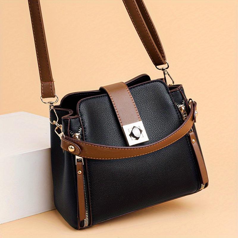Elegant Anti-Theft Crossbody Handbag: Adjustable Strap, Secure Zip Closure, Durable & Perfect for Any Occasion