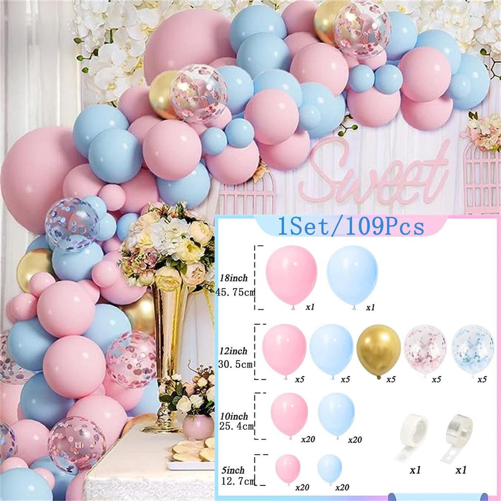 Balloon Party Birthday Wedding Balloon Set Decoration Scene Arrangement Background Wall Balloon Chain