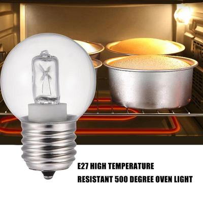40W Oven Light 110V 220V E27 High Temperature Resistant 500℃ Safe Oven Steamer Refrigerator Microwave Light Bulb Oven Lamp