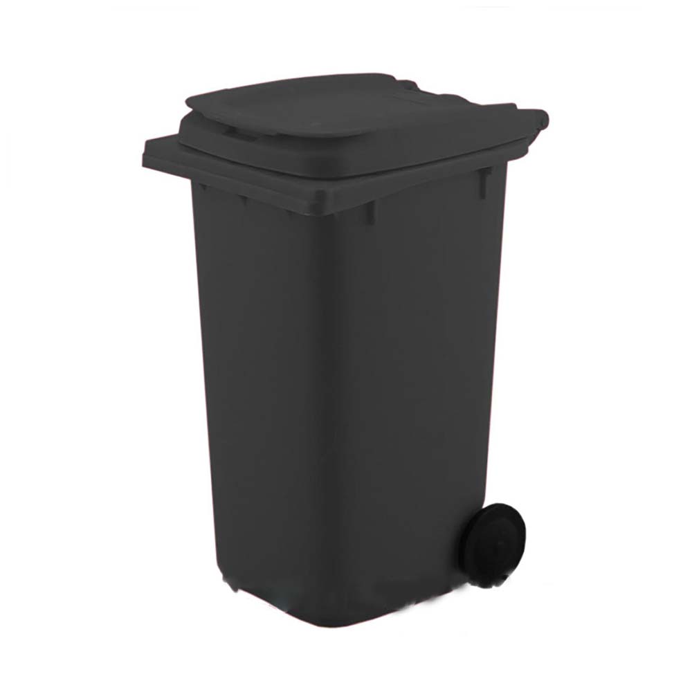Creative Desktop Pen Holder with Lid Bin Shape, Interesting Multi-functional Pen Holder, Suitable for Cars, Bedrooms, Offices