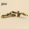 Unique Mini Animal Figurine Brass Bat Figurines, Vintage Copper Flying Statue, Collectible Durable Metal Decor Ornament, Desk Feng Shui Sculpture for