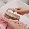 Wooden Cleaning Brush Multifunctional Log Color Shoe Washing Laundry Cleaning Brush Bathroom Floor Decontamination Brush.