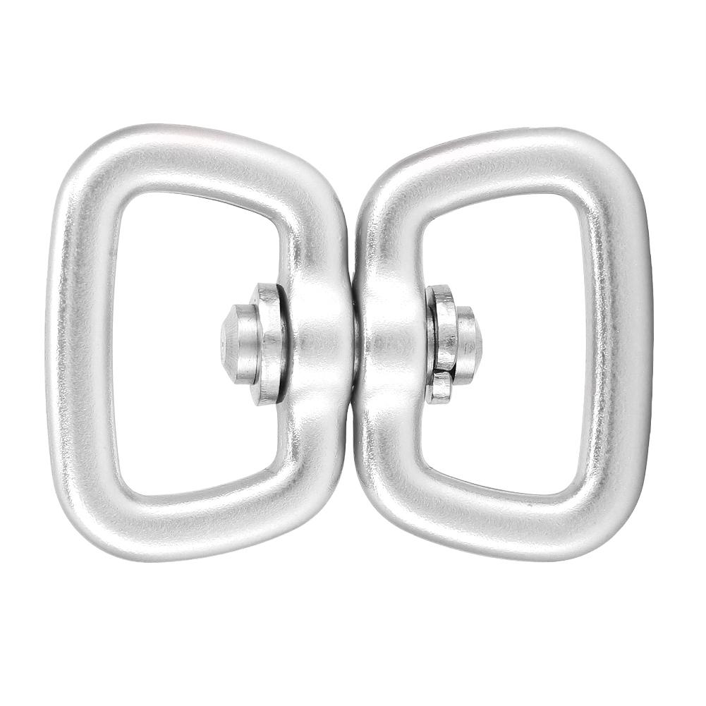 Outdoor Aluminum Alloy Key Connection Buckle Adapter Black