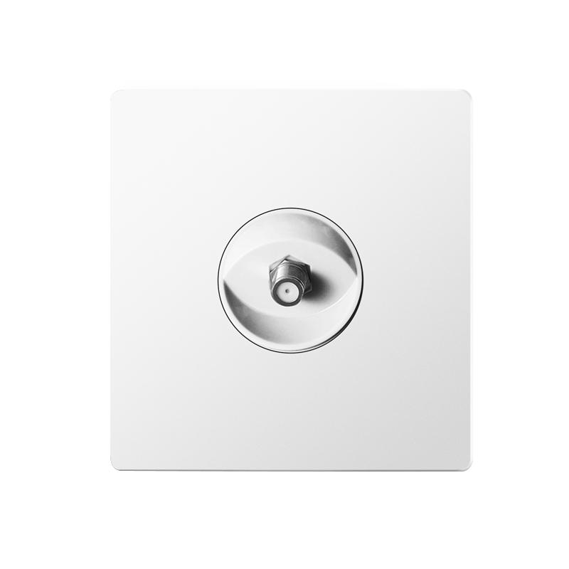 FALIANG 13A 2 Outlets AC 250V PC Material Multi Socket British Standard Modern White Color Luxury Multi-function Sockets