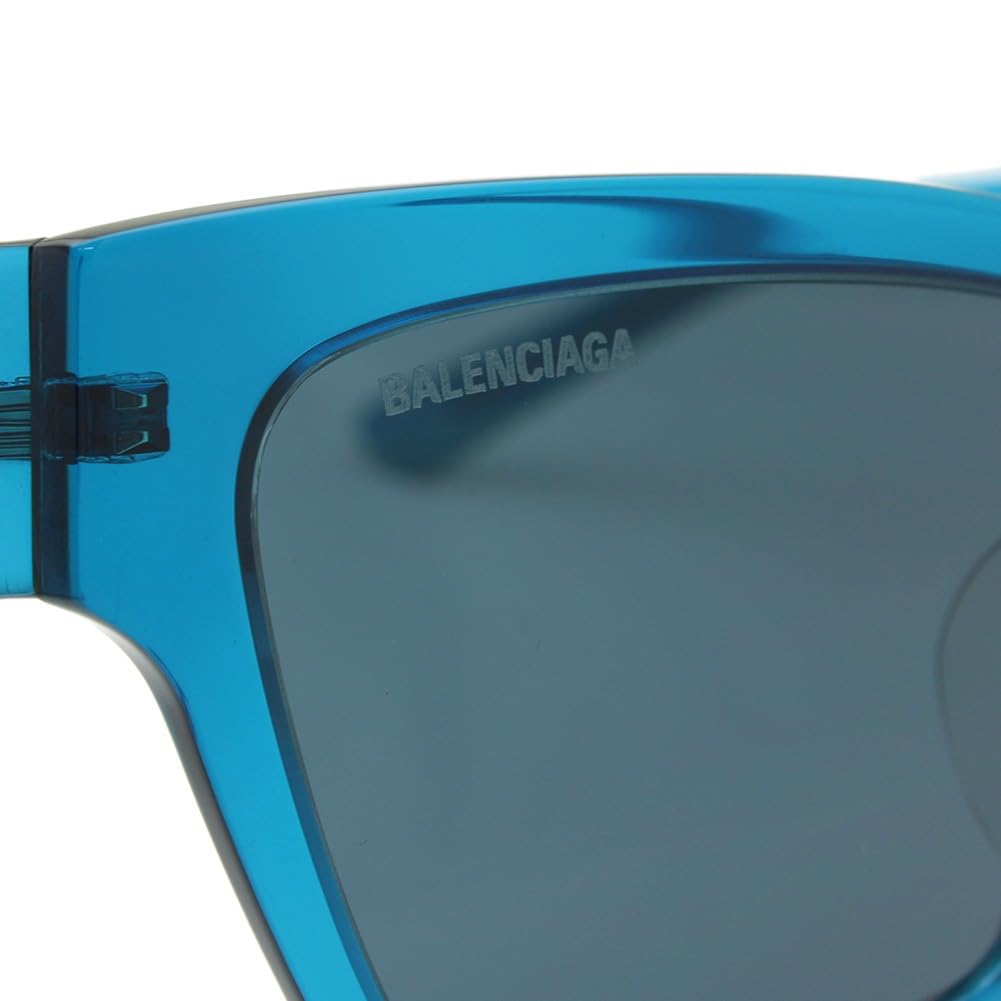 Balenciaga Asian BB0307SA Clear Blue Women's Sunglasses, Fit, 004, Blue/Dark