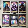 10.3*6cm Rainbow Tarot Deck 78 Colorful Tarot Oracle Cards Illustration Divination Wisdom Oracle Cards RWS System for Beginners