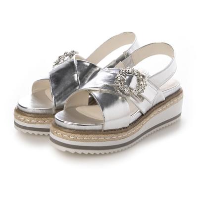 EVOL Women's Lightweight Cross-Strap Jute Jewel Sandals, Sizes S-LL, IY5716 SV Medium