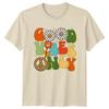Good Vibes Only Retro Daisy Peace Vintage Style TShirt