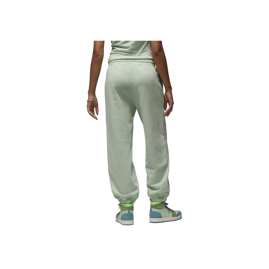 Jordan Flight Fleece Solid Logo Cuffed Sports Leisure Pants Women Bottoms Light-Green DQ4607-321