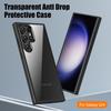 Armor Bumper Case for Samsung S24 Case S24 Plus Crystal Clear TPU PC Hybrid Shockproof Cover for Samsung Galaxy S4 Ultra Case