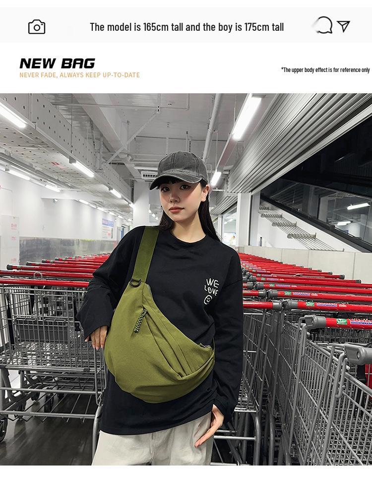 Large Capacity Fashion Crossbody Bag for Men and Women - Versatile Sports and Travel Shoulder Bag