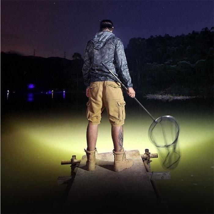 Lampe Frontale - SHOP-STORY - Headlamp - Rechargeable - 4 Modes - Résistante à l'eau