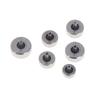2PCS Silver Color Steel Watch Crown 4.5mm To 7mm Head Diameter With Long Post For Watch Crowns Repair