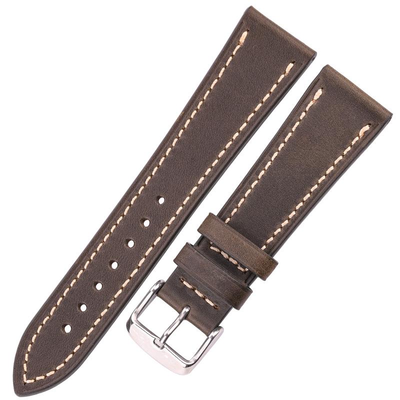 

Ремешок для часов из коровьей кожи 18 мм 20 мм 22 мм 24 мм коричневый синий красный зеленый ремешки для часов из коровьей кожи с серебряной пряжкой из нержавеющей стали 20mm Gear s2
