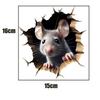 3D Mouse Hole Sticker Removable Self-Adhesive For Room Bedroom Home Decoration Accessories