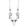 Stylish Titanium Steel Bunny Necklace With Adorable Lucky Star Charm For Trendy Men Women And