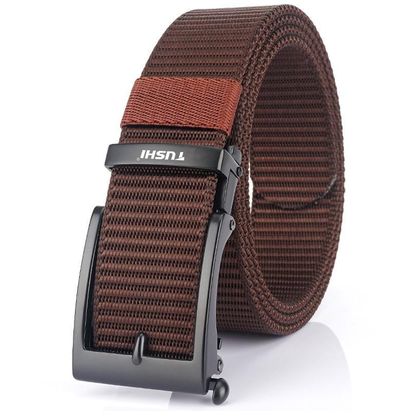 3.5 Nylon Belt Men's Canvas Young Students Korean Automatic Buckle