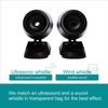 8Pcs Deer Whistles For Vehicles Wind Activated Black