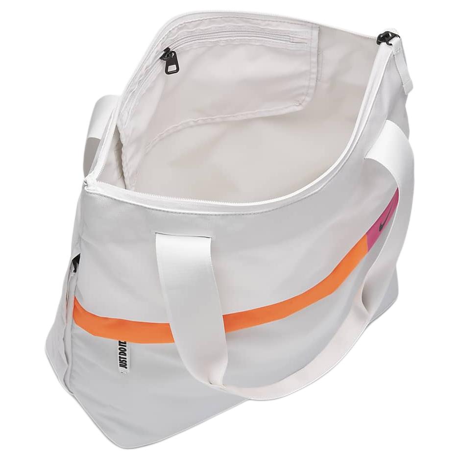 Nike Color Block Casual Sports Canvas Tote Bag Women Tote Bags White CU1490-094