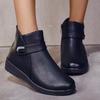 Boots Flat Color Short Retro Breathable Fashion Shoes Zipper Women's women's boots Womens Boots Size 12