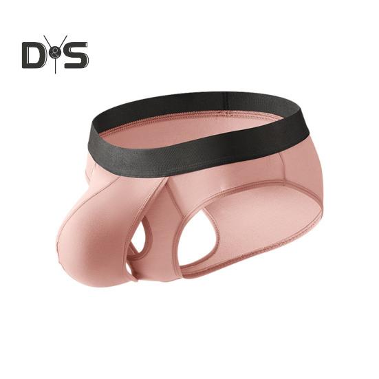 

Мужские трусы эластичные средней талии U-образные высокоэластичные облегающие трусики в стиле пэчворк цветное нижнее белье повседневная одежда XXL розовый