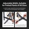 Metal Adjustable Plant Stand Plant Pot Metal Planter Stand Easy Assembly Expandable Plant Shelves Furniture Window