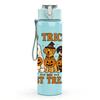 1PC No Tricks Just Treats Pumpkin 750ml Color Plastic Sports Water Bottle Leakproof Flip Straw Lid Suitable for Sports Office Home Use
