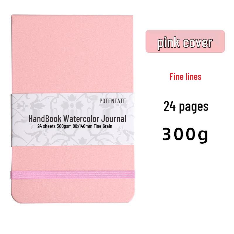 POTENTATE Zunjue A6 Portable Watercolor Sketchbook, 300g Paper